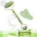 New Age Devi Goodies and Living Groothandel Jade roller + Guasha schraper - Jaderoller - Gua sha steen - Gezichtsmassage - Anti-aging - Gezichtsroller