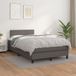 Maison Exclusive - Lit boxspring avec matelas, gris, 120x200 cm, similicuir