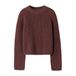 NAME IT KIDS katoenen gebreide trui - roodbruin