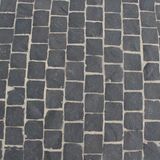 Merkloos Gardenlux TB basalt Rion natuursteen keien antraciet 10 x 10 x 5/7 cm