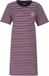 Irresistible Dames Nachthemd - Gestreept - Donker Blauw - Maat L