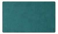 RHODIA 194276C - Soepele Bureaumat Pauw - Maat M (80 x 40 cm) - Italiaans Imitatieleer - Oranje Zadelstiksel - Home Office Rhodiarama Collectie