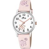 Lotus Kinderenhorloge 18863/2 Roze Leer Unisex Analoog Quartz
