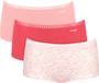 Sloggi GO Crush Short C3P Dames Onderbroek - Rood