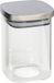 Gerimport Voorraadpot 1400 ml glas - RVS deksel - luchtdicht - vaatwasserbestendig
