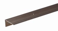 Alberts 484026 trapbeschermingslijst | aluminium, bronskleurig geanodiseerd | 1000 x 45 x 23 mm