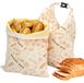 Sacs à pain cire d'abeille XL 43 x 33 cm - Set de 2