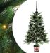 vidaXL Kerstboom met 150 LED met standaard Groen 90 cm PE