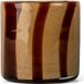 ByOn Bougie chauffe-plat Calore Curve Beige Verre 10 cm