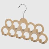 La Briantina OME04118A Kleerhanger voor accessoires van fluweel, 11 zitplaatsen, meerkleurig