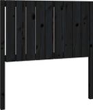 vidaXL Hoofdbord - 95,5x4x100 cm - Massief Grenenhout - Zwart