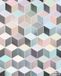 Komar Fotobehang - Cubes Pastel 200x250cm - Vliesbehang