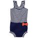 Splash About Happy Nappy-badpak voor meisjes, Nautical, 0-4 maanden