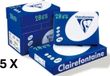 Clairefontaine Kopieerpapier Clairalfa - A4 80gr wit doos 5x500vel