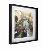 BD art 3D Box Frame - 50x50 cm - Zwart - MDF - Plexiglas