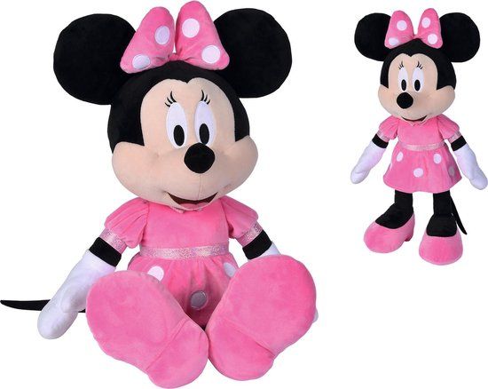 simba Disney Minnie Mouse Roze Pluche Knuffel - 60cm