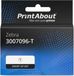 PrintAbout 3007096-T Zwart op wit Etiket (102 mm x 152 mm)