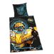 Herding beddengoed Transformers Bumblebee, taie d'oreiller 80 x 80 cm, housse de couette 135 x 200 cm, renforcé avec fermeture éclair de qualité