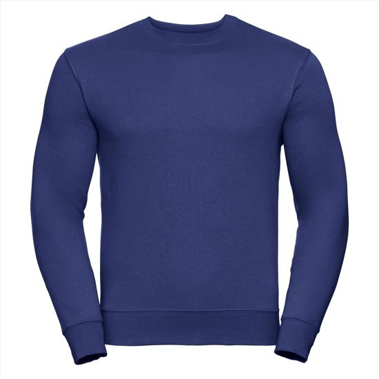 Russell Heren Sweatshirt Blauw Ronde Hals Regular Fit - S