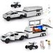 Merkloos Speelgoedauto 3-in-1 set - Licht en geluid - 1:24