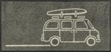 w+d Design Keep it Simple Grey 35 x 75 cm, binnen en buiten, wasbaar