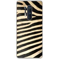 OnePlus Bedrukt siliconen hoesje compatibel met OnePlus 8 Pro Zebre