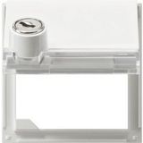 Gira Cadre Adaptateur Kd Serrure Identique + Bsf Gira Tx44 (wg Up) Blanc Pur [069766]
