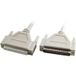 Serielle und parallele Kabel und Adapter Datenkabel seriell 1:1, 2x DSub 37, Stecker-Buchse, 3,0m, beige - 1 VE = 40 Stück