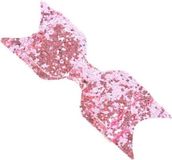 Go Go Gadget Goodies and Living Groothandel Haarspeld - Haarclip met Glitter - Glamour - Party - Grote Strik - Roze
