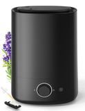 AROEVE Luchtbevochtiger, 5 l, mondstuk 360° 50 uur, batterijduur, 28 dB | Ultrasone vernevelaar met diffuser voor etherische oliën, nachtlampje 28 dB, voor slaapkamer, pasgeborenen, planten