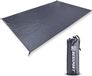 Merkloos Waterdicht tentzeil als vloerbeschermer onder de tent, zwart, 230 x 140 cm, met draagtas, geschikt voor 1-2 personen