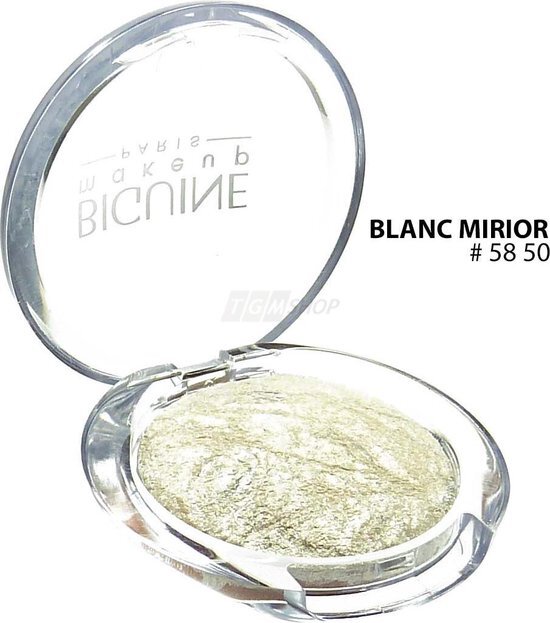 Biguine MAKE UP PARIS STAR LIGHT EYES SHADOW Oogschaduw 2g - 5850 Blanc Miroir