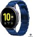 Strap-it Samsung Galaxy Watch Active / Active2 stalen band - blauw