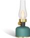 Calex Lavinio Oplaadbare Tafellamp - Draadloos - LED Olielamp - Camping Lamp - Binnen en Buiten - Warm Wit Licht - Dimbaar - Groen