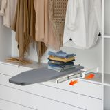 Planche à repasser pliable avec conception rotative à 180°
