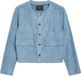 s.Oliver BLACK LABEL suèdelook tussenjas - blauw