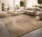TT Home Tapis de salon Beige foncé 160x220 cm Lavable & À poils ras