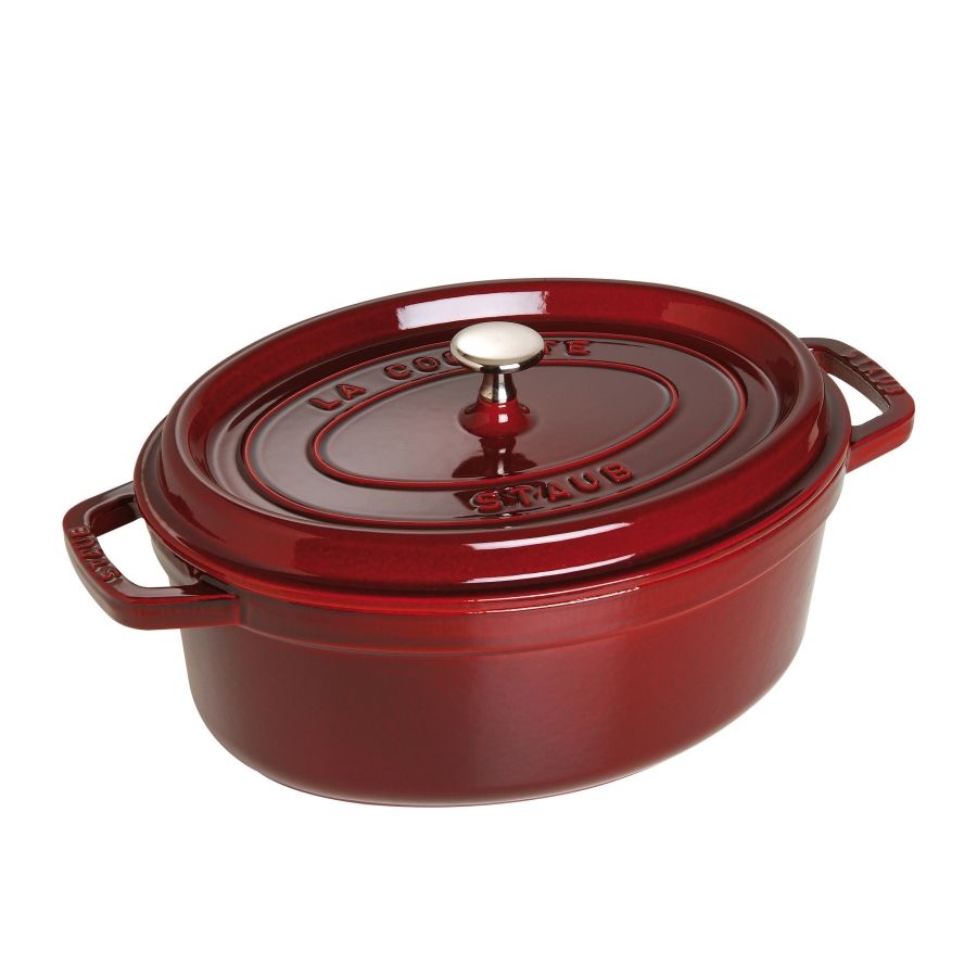Staub Ovale Braadpan 29cm Grenadine