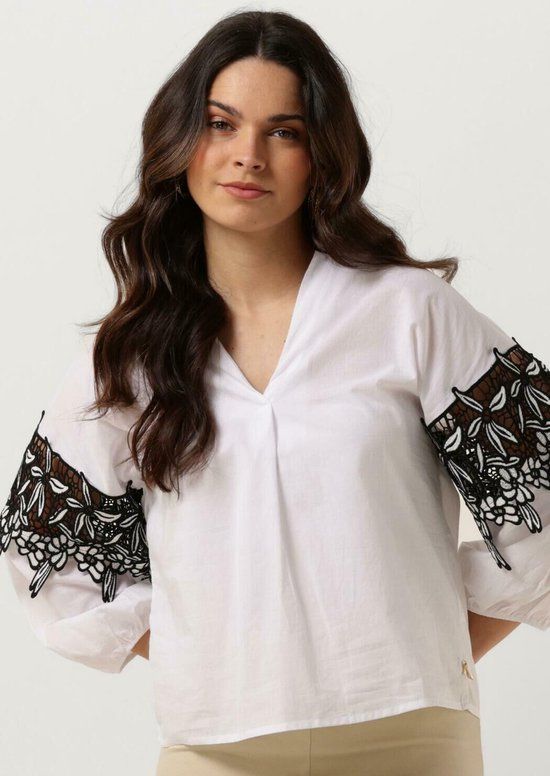 Jansen Amsterdam Cv777 Cotton Voile Blouse - White - XL
