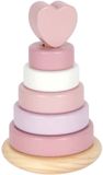 Small Foot Houten Stapeltoren Roze - 7dlg.
