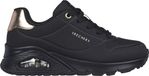 Skechers Uno Gen1 - Shimmer Away - Sneakers pour filles - Noir