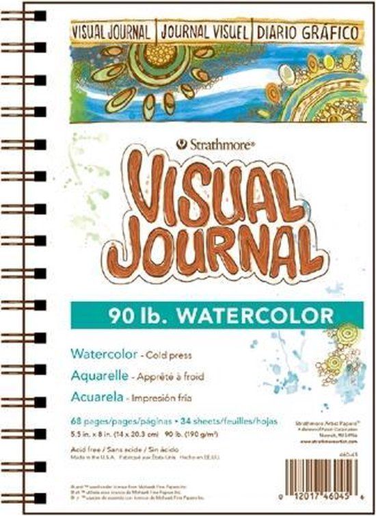 Strathmore 400 Series Watercolor Paper - White - 34 Pages - 14x20.3cm