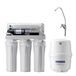 Naturewater 5-traps waterfilter 180 l/dag, filter met omgekeerde osmose, osmosefilter met opvoerpomp en handmatig ventiel, filter voor schoon water met omgekeerde osmosesyseem