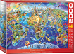 Eurographics Crazy World Puzzel 2000 Stukjes