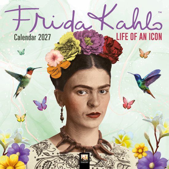 Frida Flame Tree Publishing Frida Kahlo: Life of an Icon Mini Wall Calendar 2027 (Art Calendar)