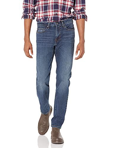 Amazon Essentials Men's Slim-Fit Jeans - Medium Wash - 42W / 34L