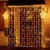 Salcar 300 LED Lichtgordijn 3m Warm Wit IP44