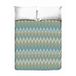 PENSIERI DELICATI Sprei voor tweepersoonsbed, 260 x 280 cm, 100% katoen, spinaziegroen