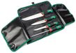 Sanelli Premana Professional, messenset slager, keukenrol, zwart/groen/rood