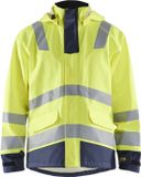 Blåkläder Blaklader Vlamvertragende regenjas LEVEL 2 4313-2022 - High Vis Geel/Marineblauw - S